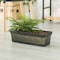 Gardenised Outdoor and Indoor Rectangle Trough Plastic Planter Box, Vegetables or Flower Planting Pot QI004121.S - alternate 8